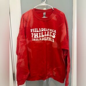 Phillies tie dye crewneck